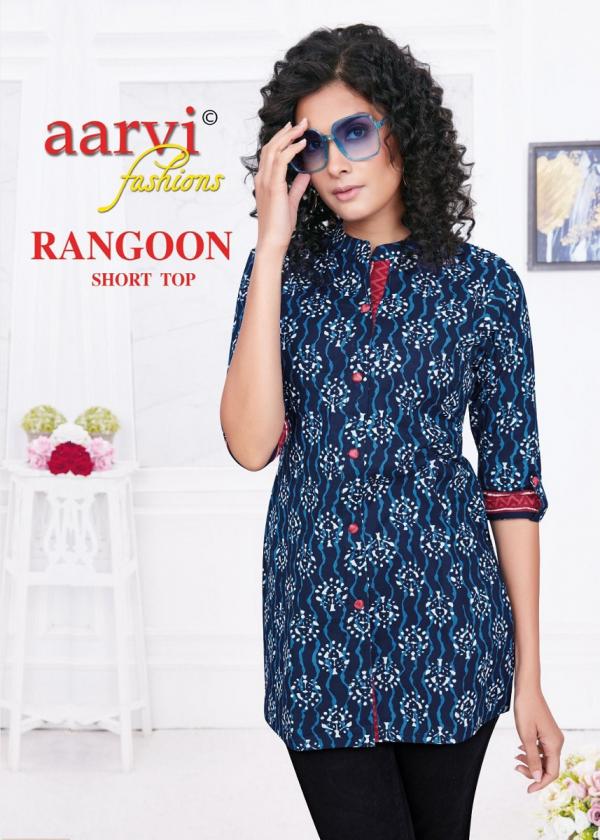 Aarvi Rangoon Fancy Short Tops Collection